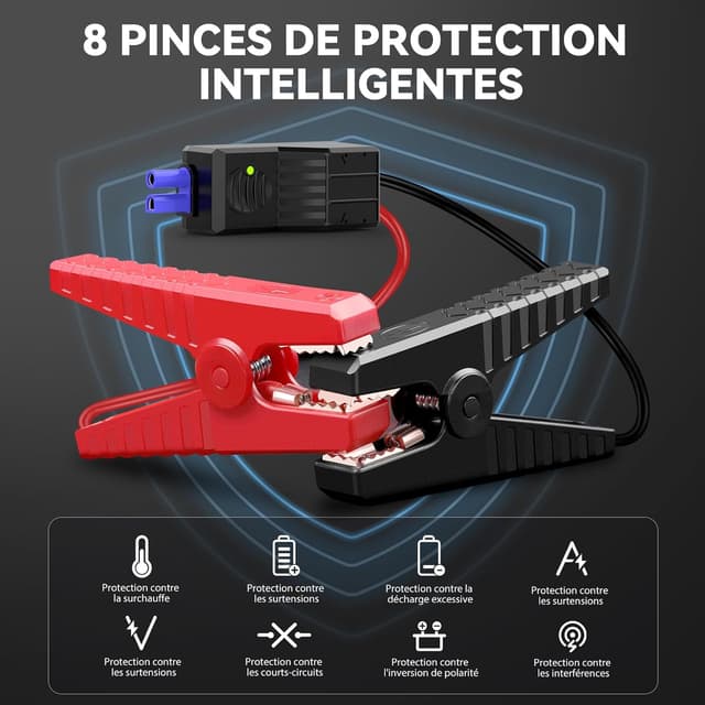 Detalle 1 de YUSMAN Booster 6000A pour démarrage 12V