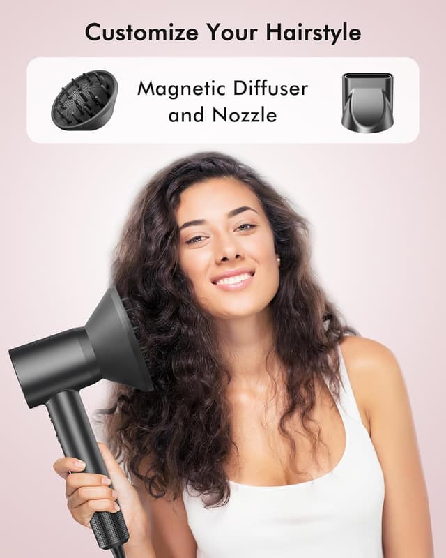 Detalle 2 de OIMYE D YS0N 160000RPM ionic hair dryer