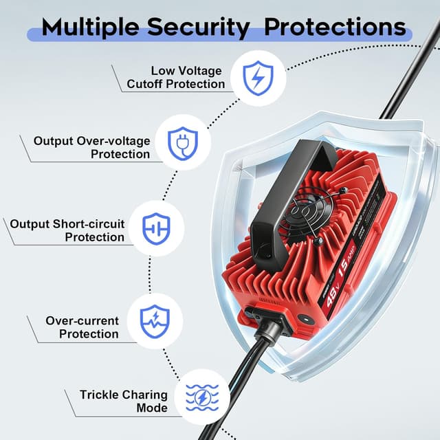 Thumbnail 1 de EPOWREY 15A 48V Golf Cart Charger