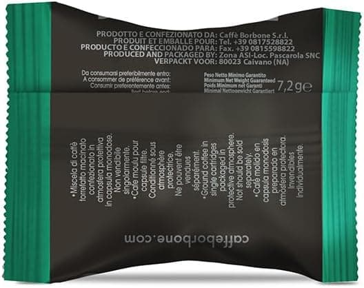 Detalle de Caffè Borbone Dek Cápsulas Coffee para Lavazza Espresso