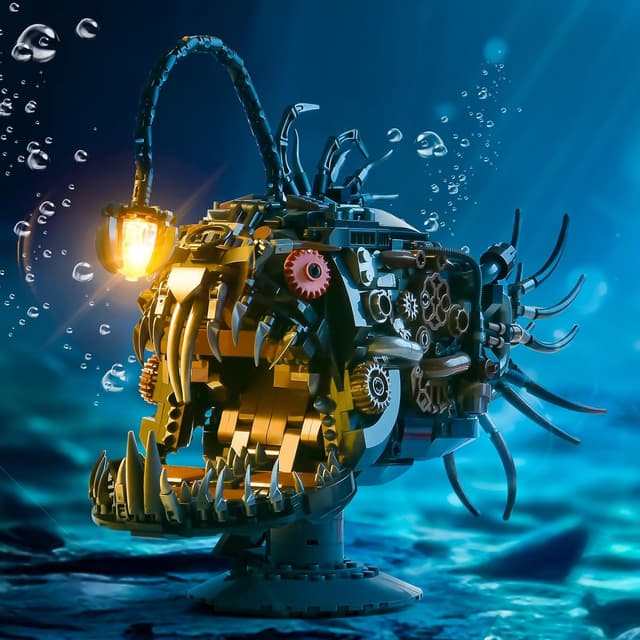 Thumbnail 1 de XITALAXU Mechanical Fish Building Set 1038PCS 🧩