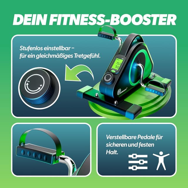 Detalle de STEHMEYER Pedaltrainer 150 kg