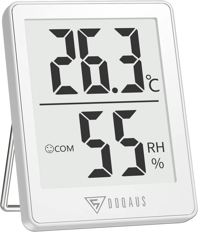 Detalle de DOQAUS Hygrometer Thermometer für innen: digitales Raumthermometer mit Komfort-Status und 5-Sekunden-Refresh