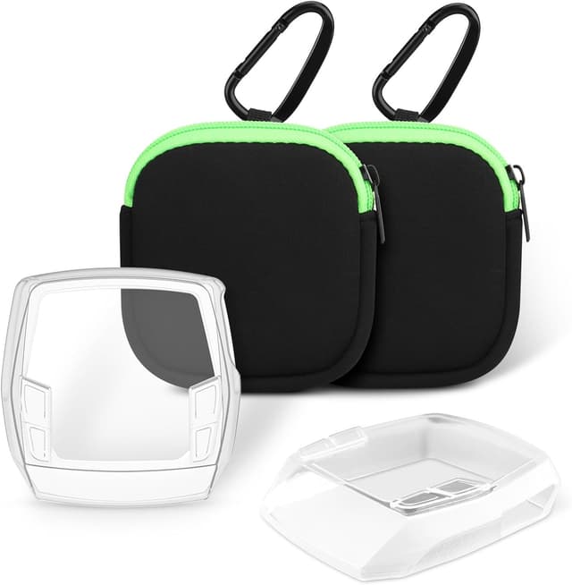 Detalle de CLOPAE 2er-Set Displayschutz & Schutzhülle für E-Bike-Displays (transparent) – passend für Bosch Intuvia
