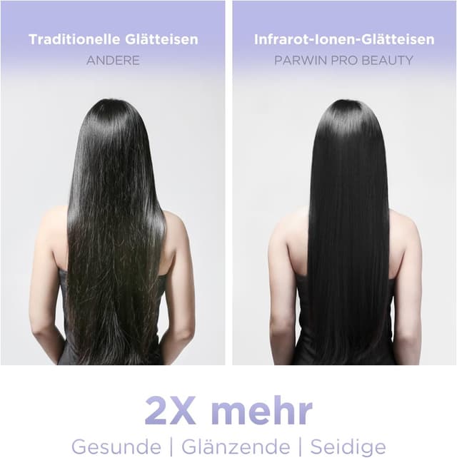 Detalle 2 de Infrarot Ionen Haarglätter 2 in 1