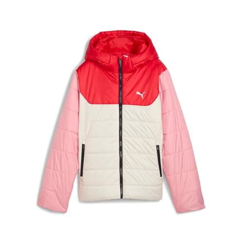 Detalle de PUMA Chaqueta unisex con capucha acolchada para niños