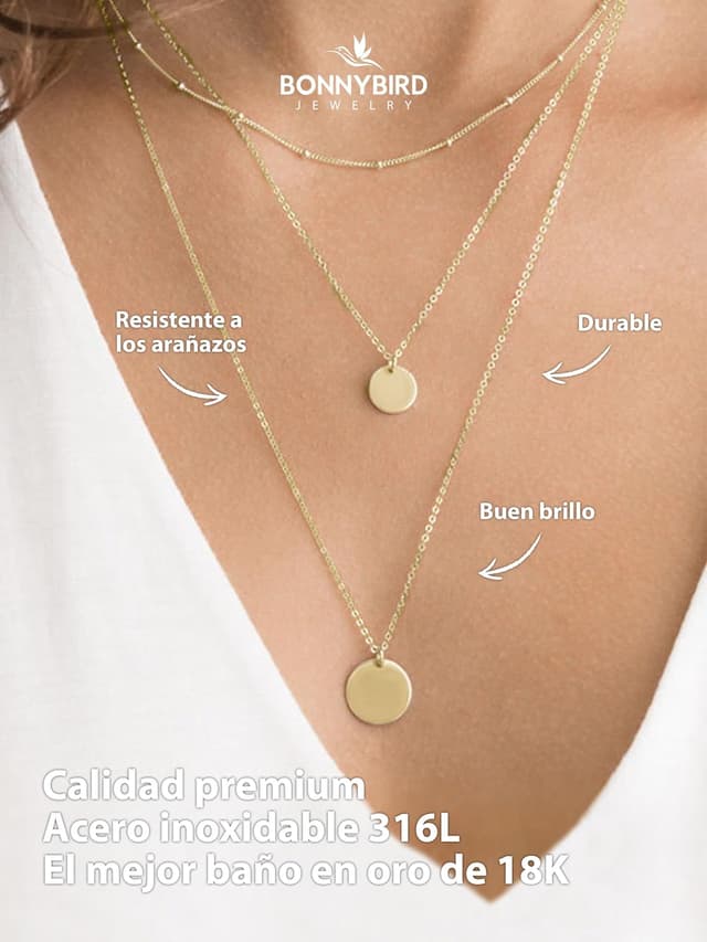 Detalle 2 de BONNYBIRD BonnySydney Collar mujer 38 cm