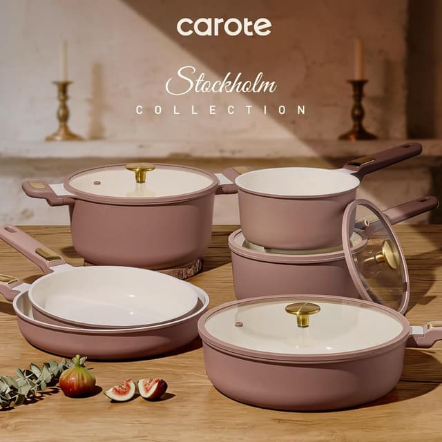 Thumbnail 6 de CAROTE Ceramic Cookware 17-Piece Set