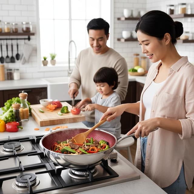 Thumbnail 6 de FIXLINE BLACK FOREST Wokpfanne 28cm