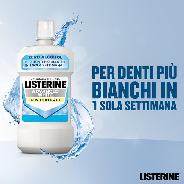 Thumbnail 1 de LISTERINE Advanced White collutorio sbiancante 1L 🦷
