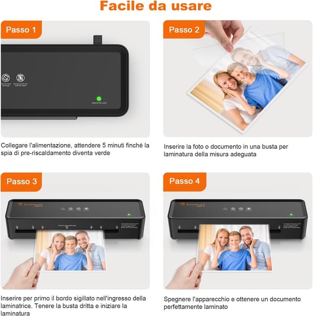 Detalle 1 de Bonsaii L421-A plastificatrice A4 ABS