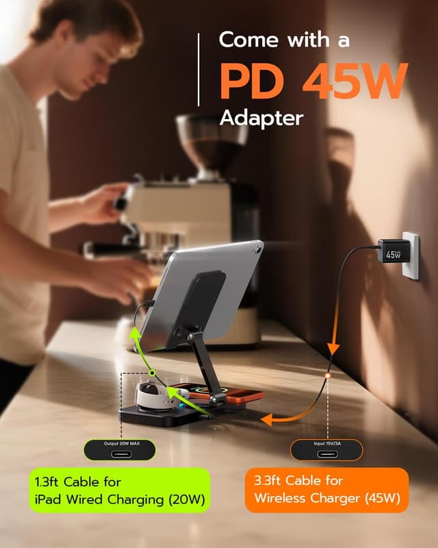 Thumbnail 4 de 45W 6 in 1 Charging Station for Apple Devices