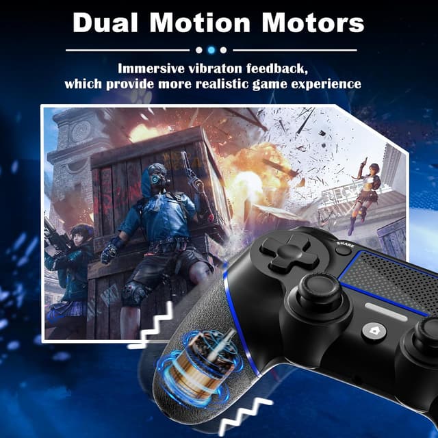 Detalle 2 de CHEREEKI Wireless Controller for PS4 gamepad