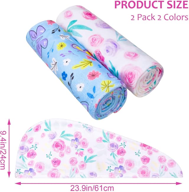 Thumbnail 5 de Basumee Microfiber Hair Towel Wrap 23.9 in