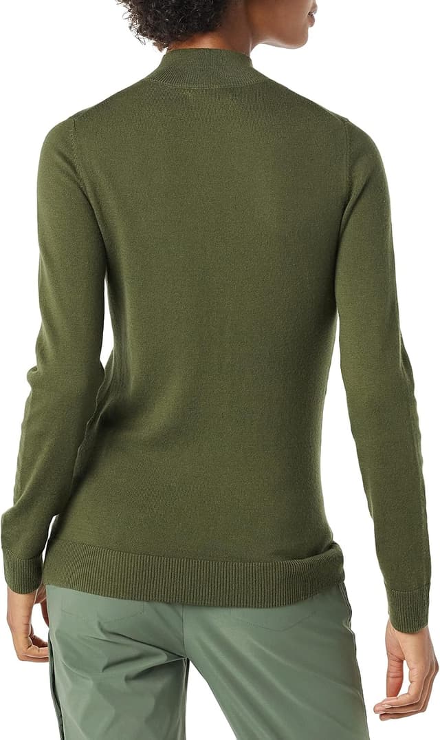 Detalle 2 de Amazon Essentials Damen leichter Pullover mit Stehkragen (in Übergröße erhältlich)