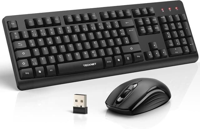 Detalle de TECKNET Tastatur Maus Set Kabellos 2,4 GHz