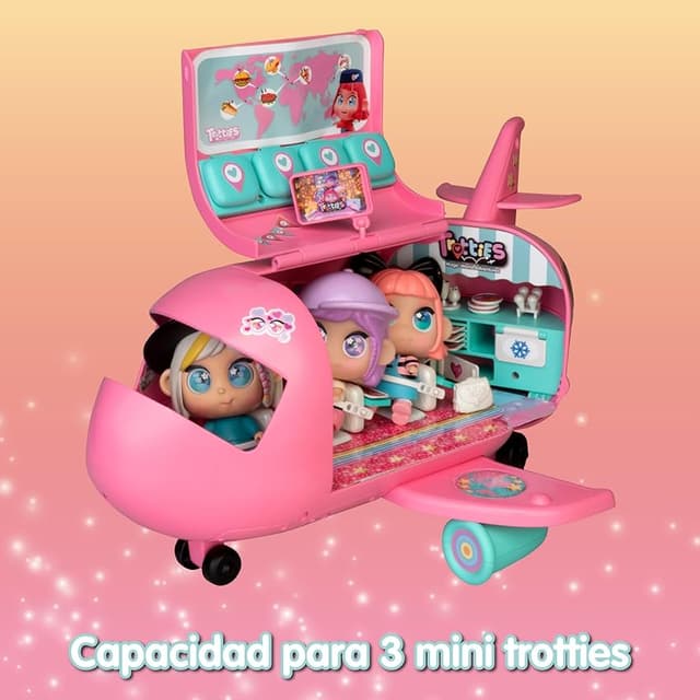 Thumbnail 4 de Famosa Trotties TFT12000 avión rosa 10 cm