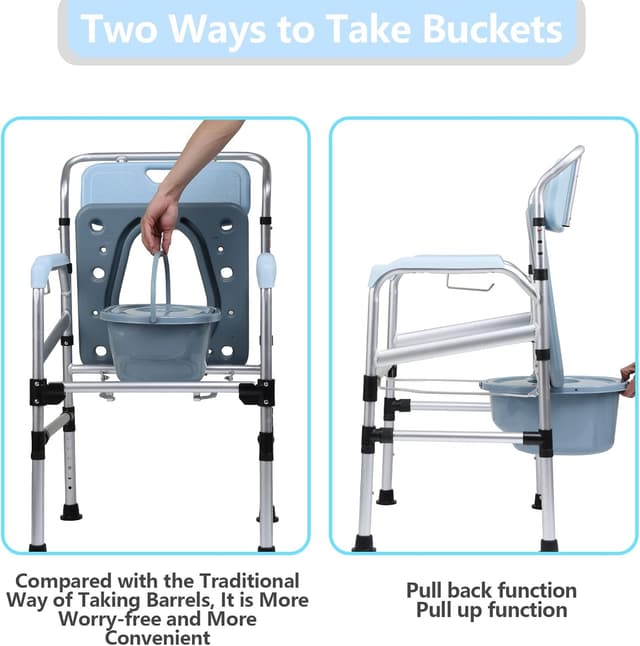 Thumbnail 4 de Tubiaz M1-GGP8073c Toilettenstuhl höhenverstellbar 42–54 cm 🚽