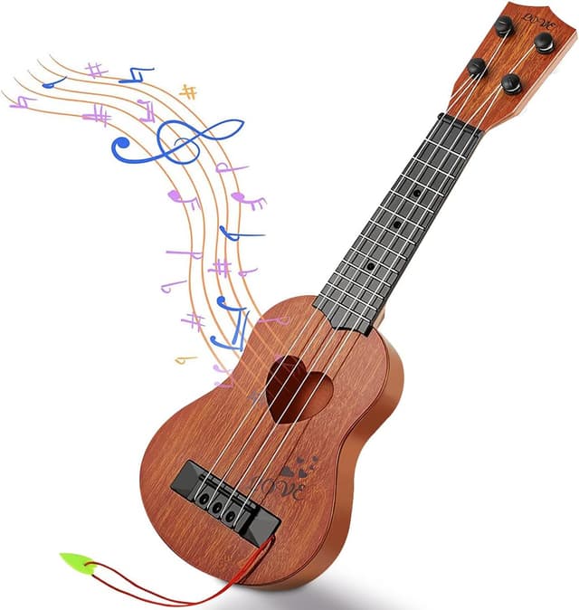 Imagen de TODARRUN Kids Toy Ukulele with 4 Strings 🎸 en OfertitasTOP