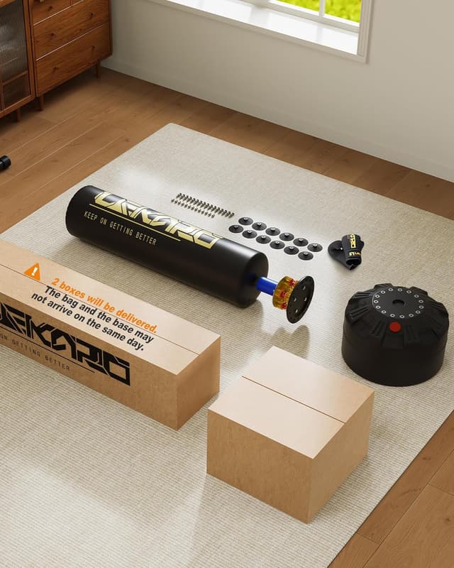 Detalle de LEKÄRO Boxsack-Set mit 12OZ Handschuhen