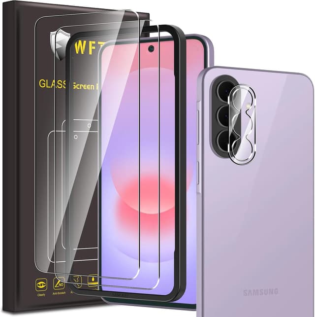 Detalle de WFTE A37 5G screen protector 2 pack