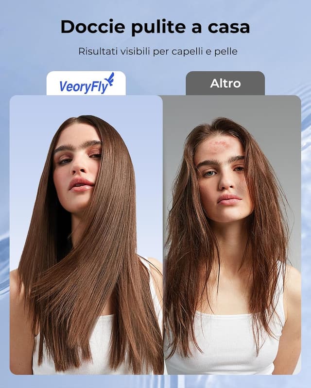 Thumbnail 1 de VeoryFly Filtro Doccia anticalcare 2 cartucce