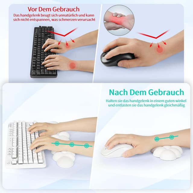 Detalle de Sushret Wolke Handballenauflage ⌨