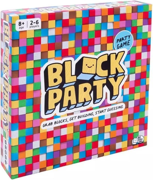 Detalle de Block Party: Colourful Block Building Family Board Game (Aged 8+, Teens & Adults)