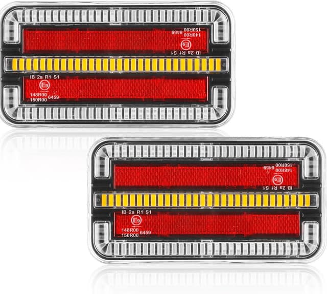 Thumbnail 6 de ETUKER 2x LED Number Plate Lights (12v/24v) for Trailers – E-approved