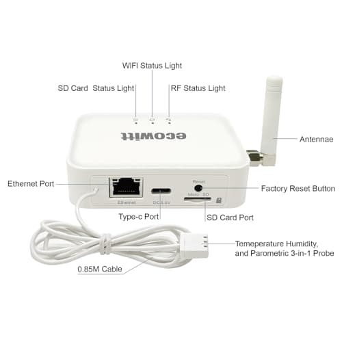 Thumbnail 2 de Ecowitt GW3000 Gateway para Estación Meteorológica ☁