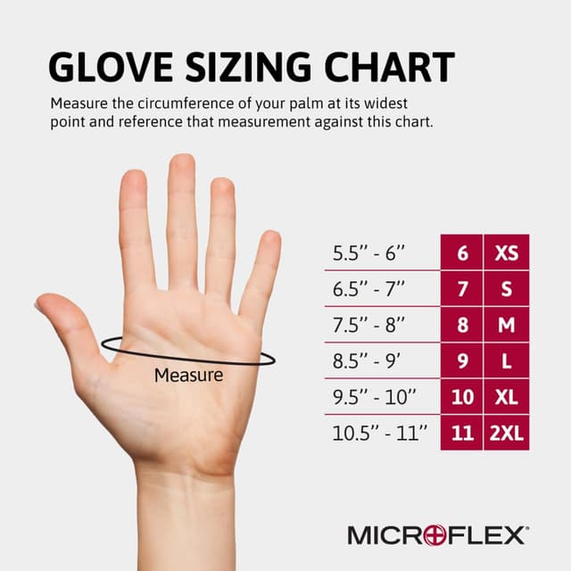 Thumbnail 2 de Ansell Microflex 93-732 gants nitrile Taille L, boîte 100