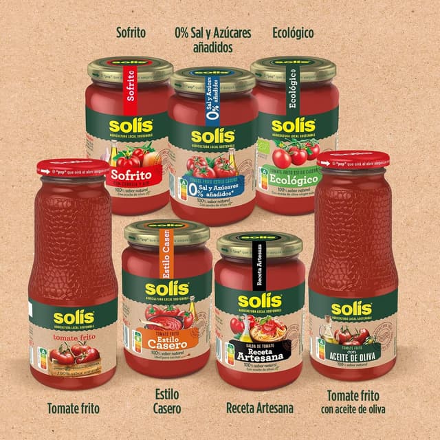 Thumbnail 5 de Solis Salsa de Tomate COMBI OLIVA 12x500g 🍅