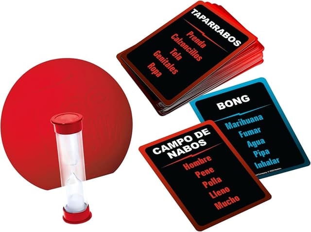 Detalle 2 de Hasbro Taboo Sin Censura Juego de mesa para adultos 🎲