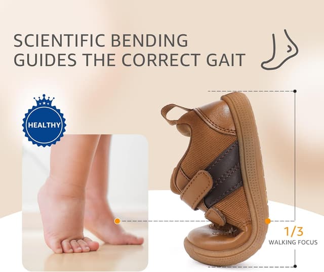 Thumbnail 6 de STQ KIDS Scarpe Bambino Bambina Sneakers a Punta Larga antiscivolo per i Primi Passi