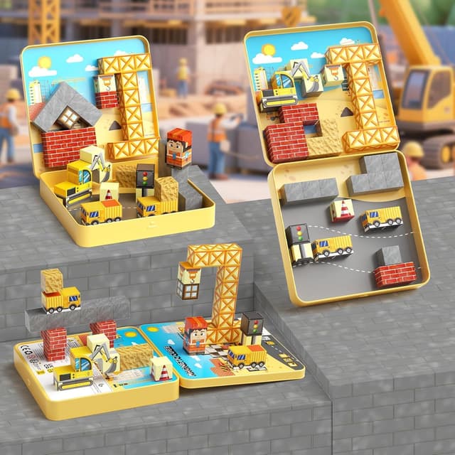 Thumbnail 4 de burgmate Magnetische Bausteine 49 Teile