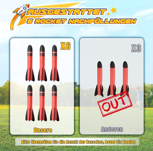 Detalle 2 de Anginne Rakete Luftdruck Rakete