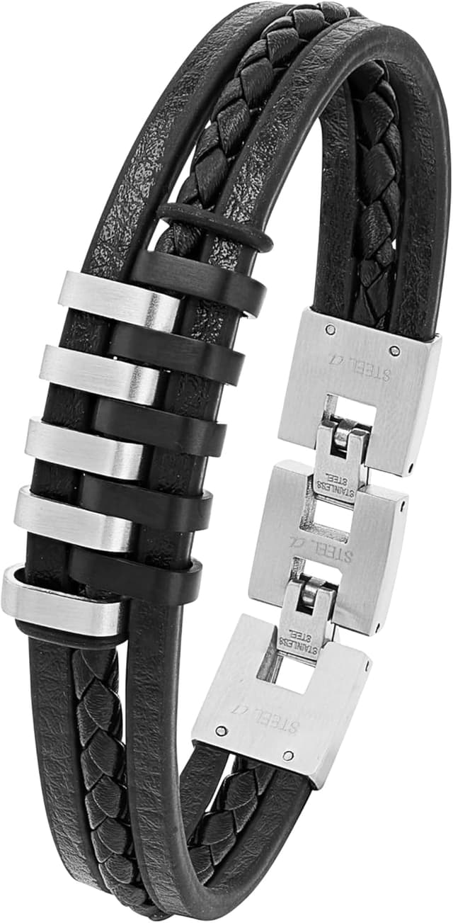 Detalle de s.Oliver Herren-Schmuck Halskette & Armband