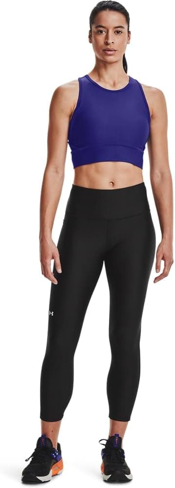Detalle de Under Armour Tech Hi Ankle Leggings Damen – leichte High-Waist Leggings mit 4-Way-Stretch