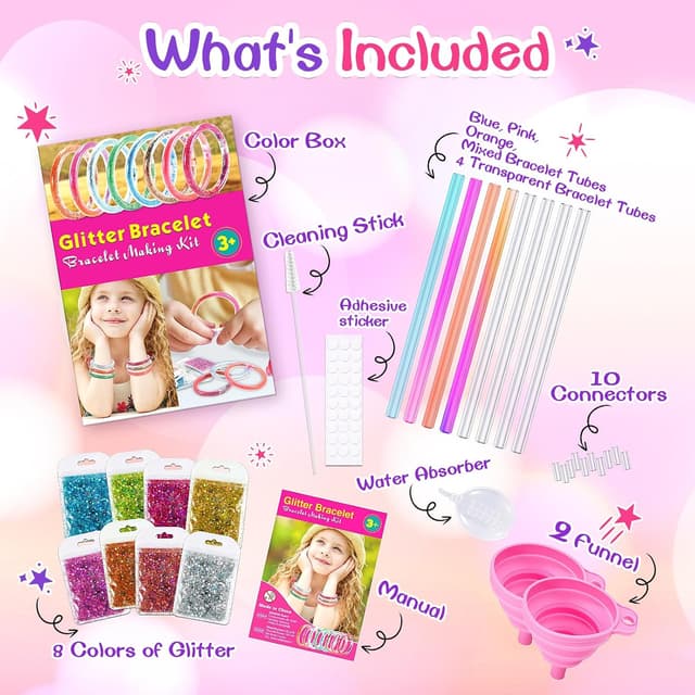 Thumbnail 2 de HappyKidsClub Funblitz kit bracelets 5–9 ans 🎨