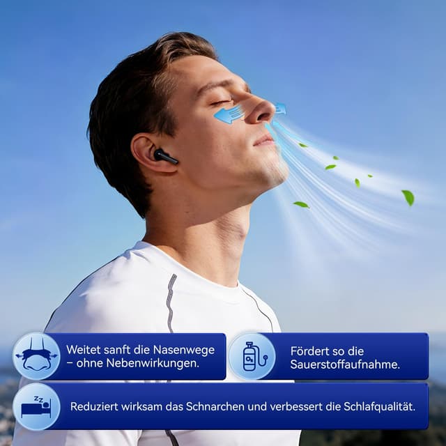 Detalle de Nasenpflaster Schnarchstopper 80 Stück