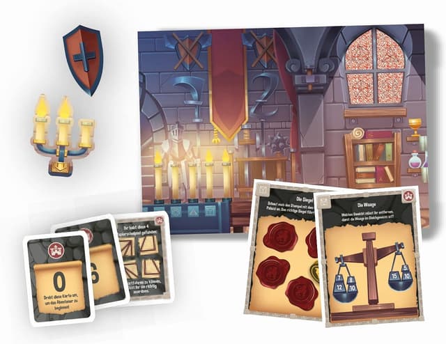 Detalle de Escape Game Das verfluchte Schloss von Clementoni