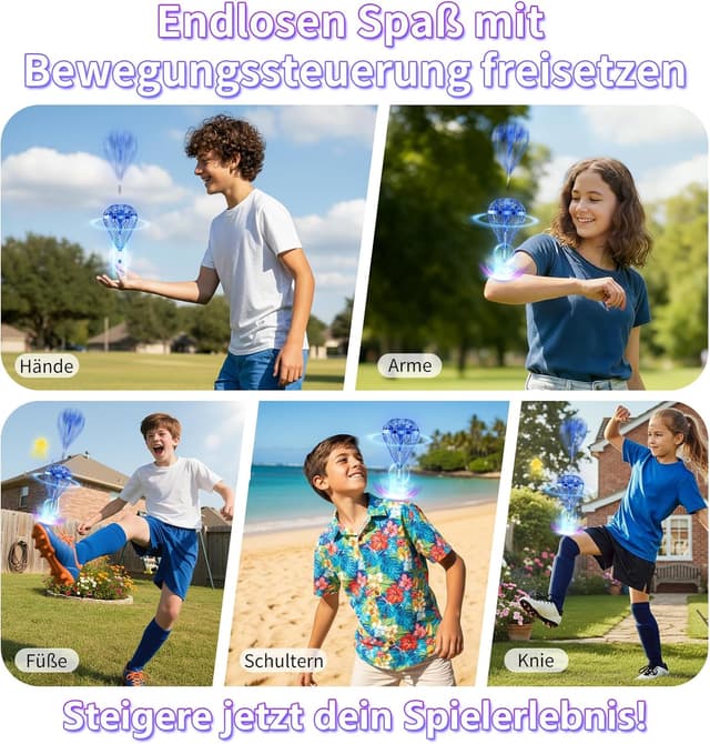 Detalle 2 de Fliegender Ball Lite Mini-Drohne mit KI-Bewegungssteuerung