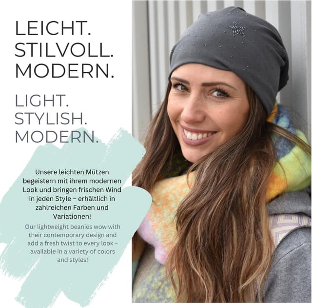 Thumbnail 4 de styleBREAKER Bonnet Long Slouch 27 cm