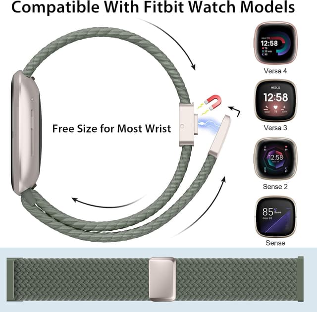 Detalle 2 de Higgs braided strap 22 cm for Versa 4