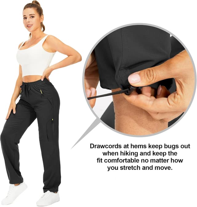 Thumbnail 5 de yeyity Wanderhose Damen Leichter Quick Dry Outdoorhose