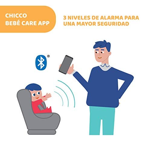 Detalle 2 de Chicco Bebècare Easy-Tech: Sistema Antiabandono Bluetooth para Bebés