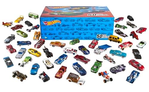 Imagen de Hot Wheels Pack 50 Vehículos V6697 en OfertitasTOP
