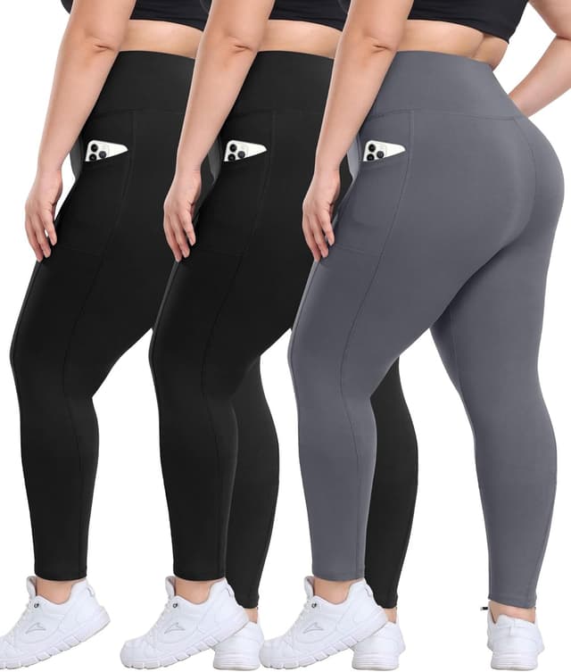 Thumbnail 4 de Syrinx 3 Pack Plus Size Leggings 4XL