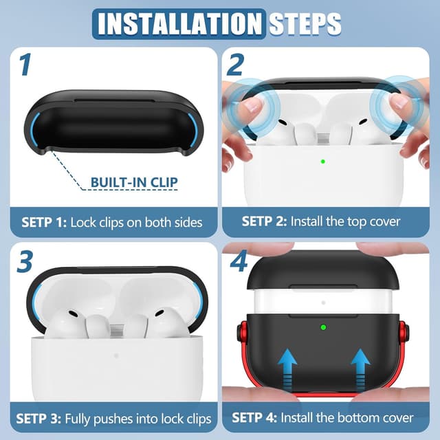 Thumbnail 4 de Wowwat AirPods Pro 3 Case with Cleaner Kit