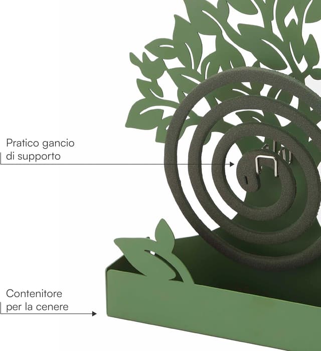 Detalle 2 de Porta zampirone Albero Verde 17x5x17,5